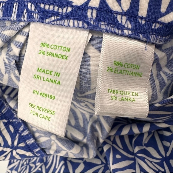 Lilly Pulitzer Blue Ocean View Shorts Size XL - Picture 4 of 5